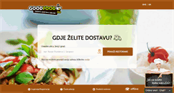 Desktop Screenshot of goodfood.ba
