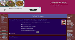 Desktop Screenshot of goodfood.sg